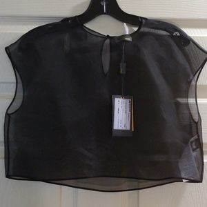 Sheer crop top